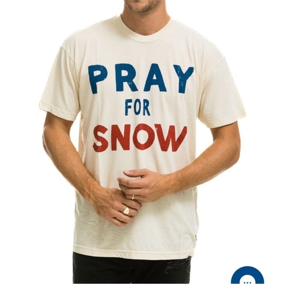 Aviator Nation PRAY FOR SNOW TEE XS - Picture 2 of 12